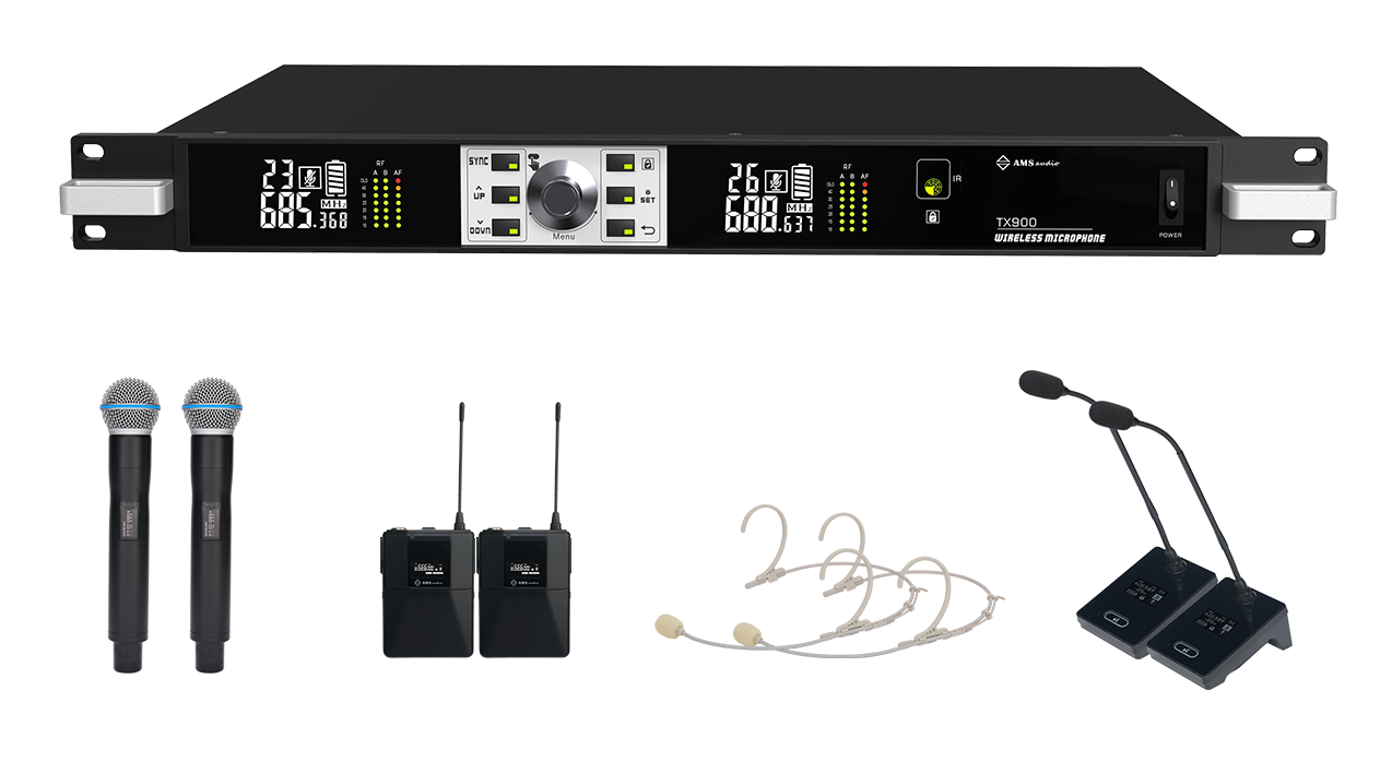 TX900 wireless microphone system-